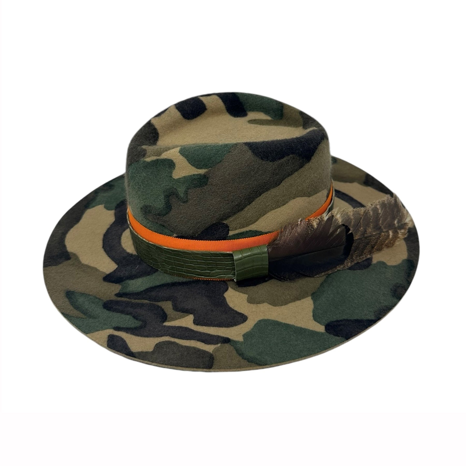 Fedora Hats Camo Fedora Haas Outdoors Men's Mossy Oak Camo Fedora