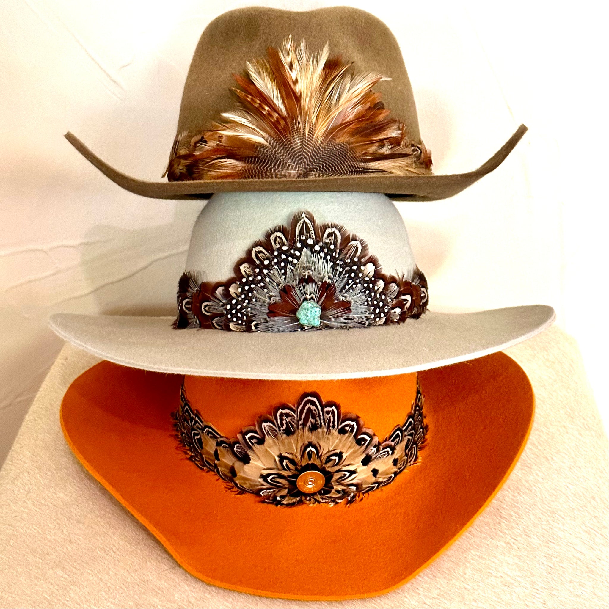 Crown Feather Hat Band