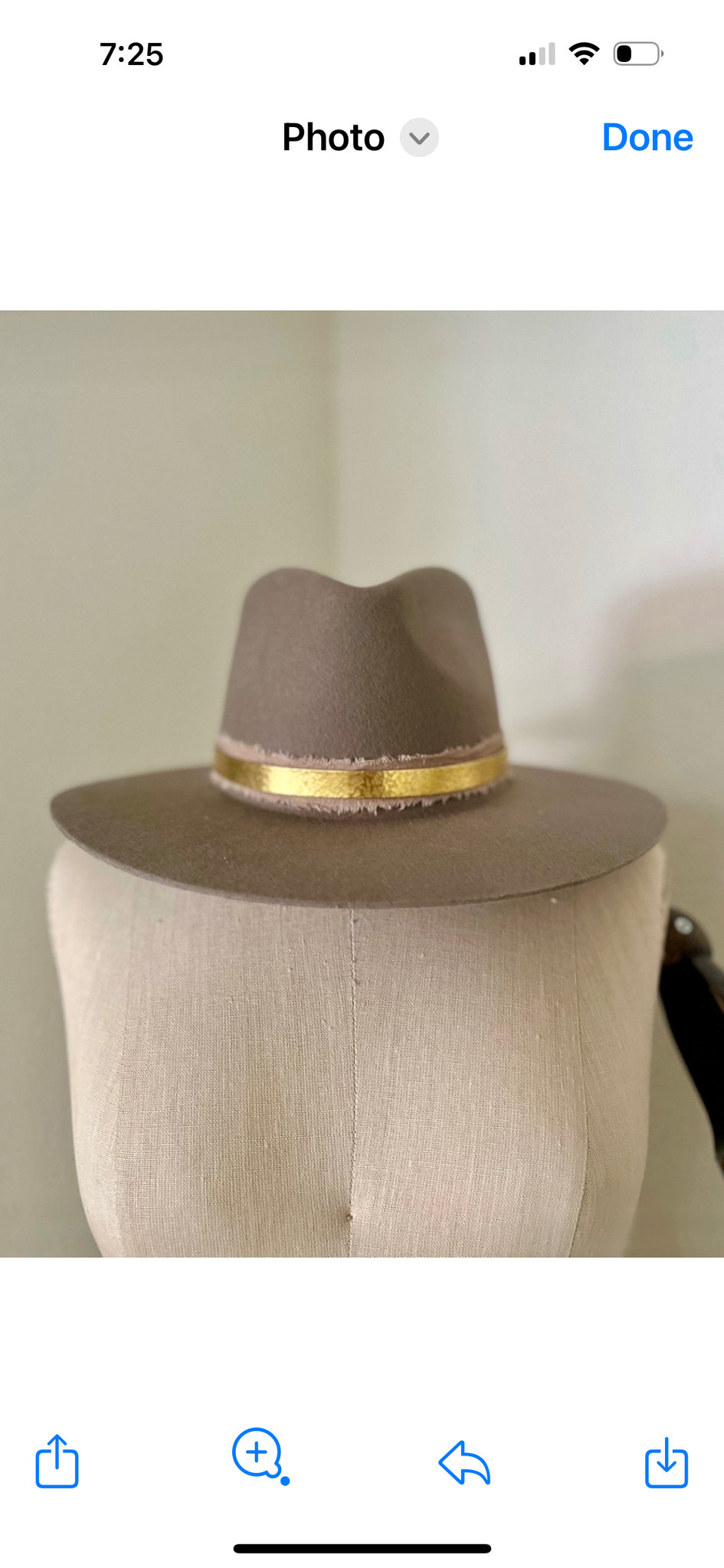 Rose Rust - Large Brass Cuff with Ritualized Quartz Hat Band