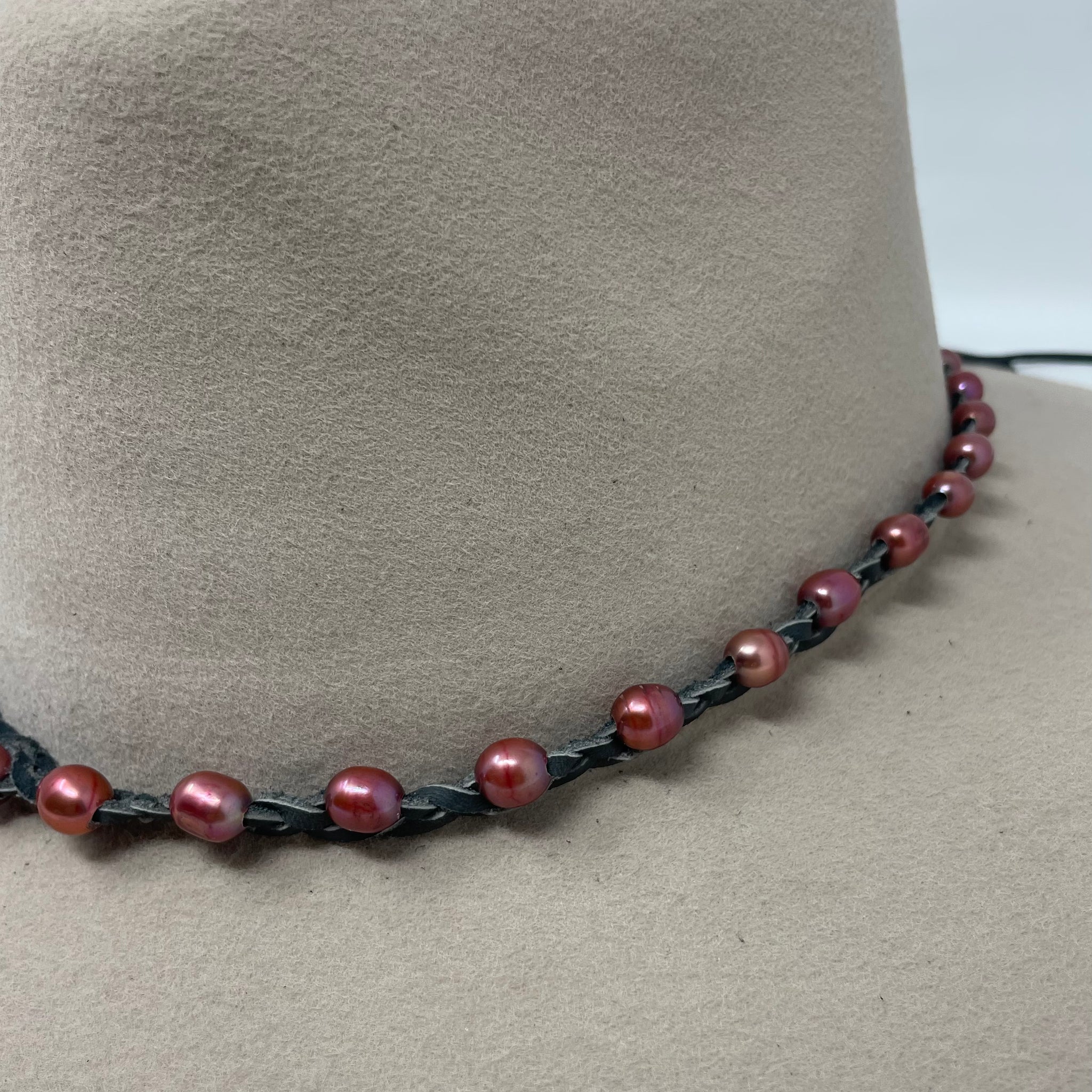 Pearl Beaded Hat Band