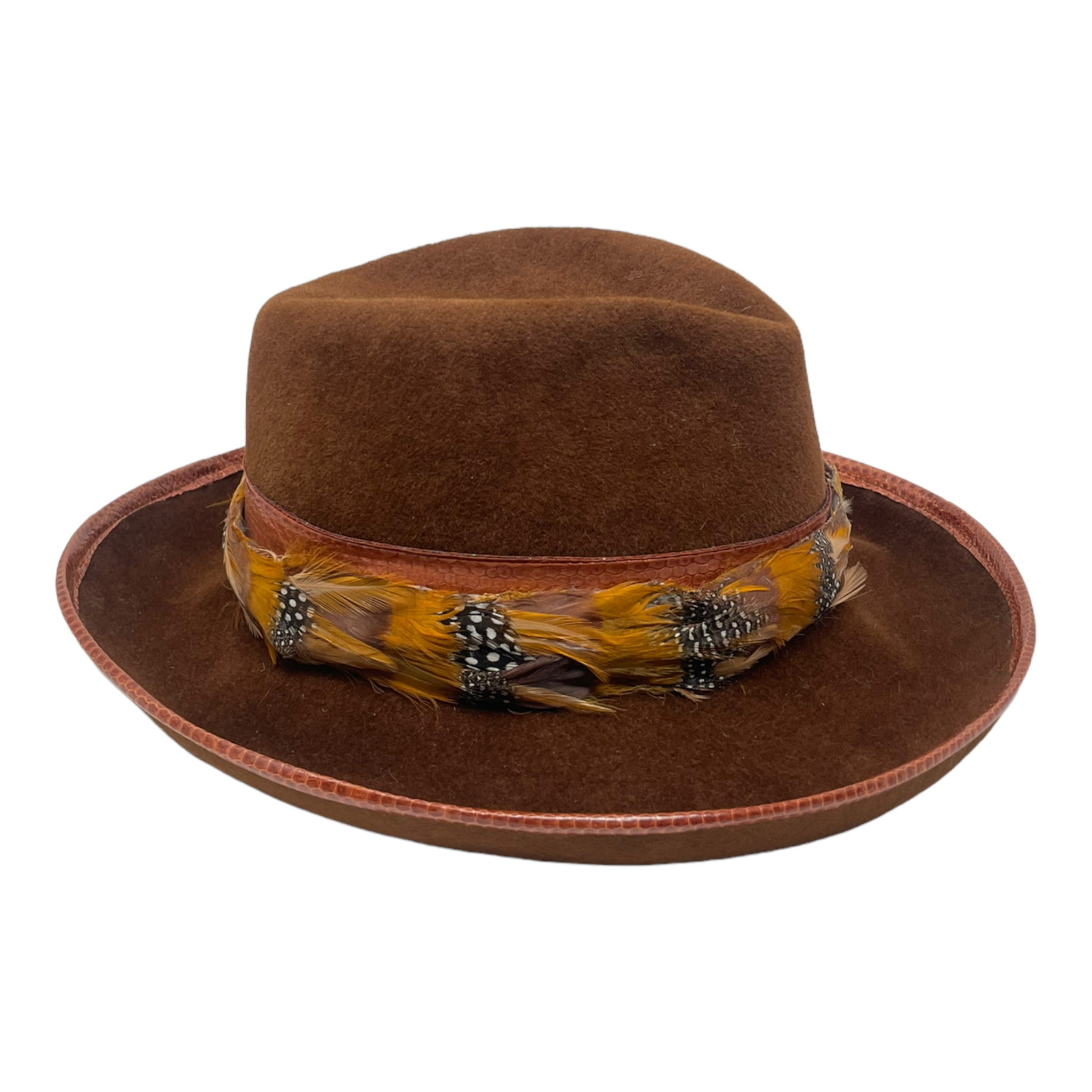 Rusted Orange Crush Fedora