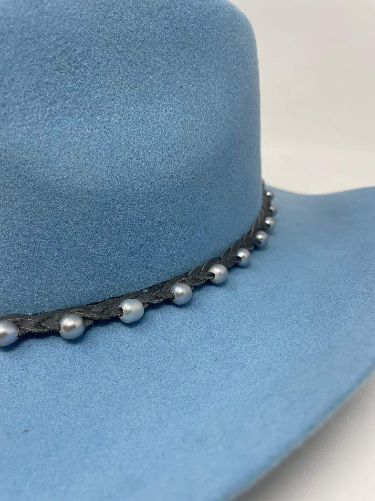 Pearl Beaded Hat Band