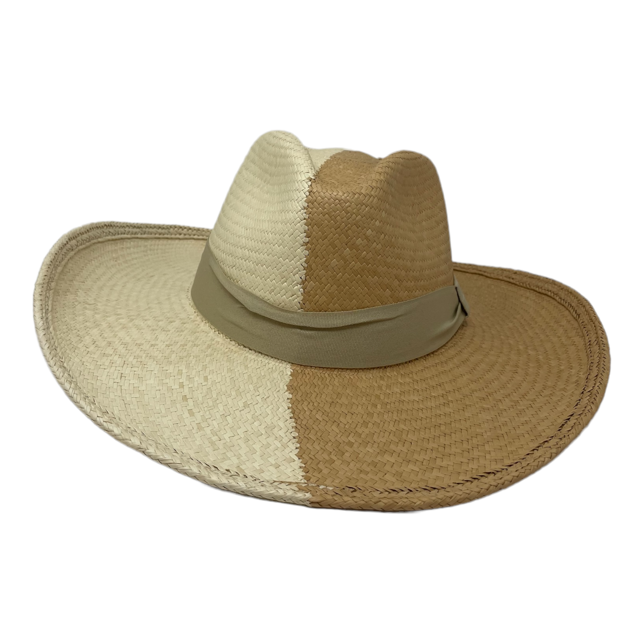 Bi-Color & Woven Cowboy Straw