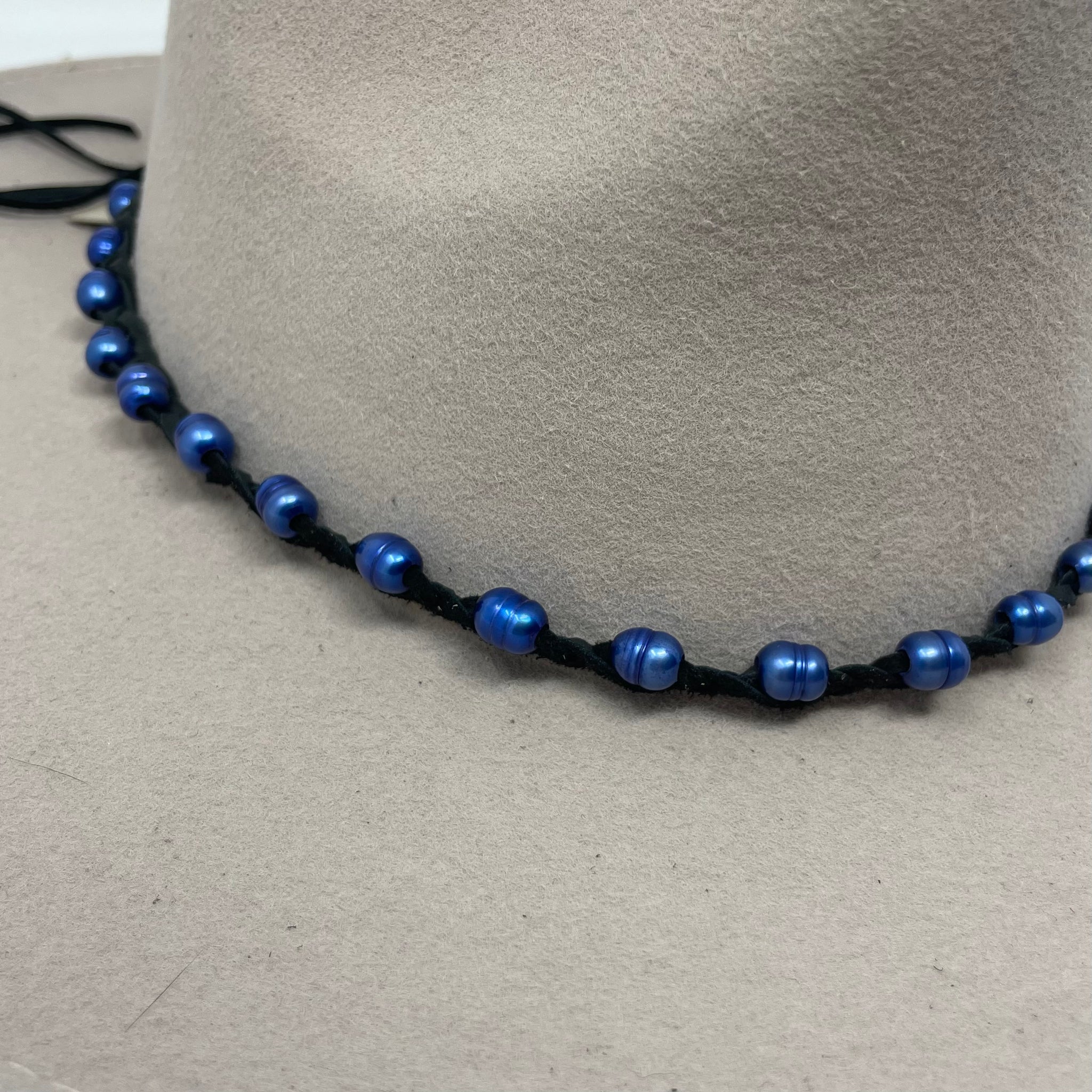 Pearl Beaded Hat Band
