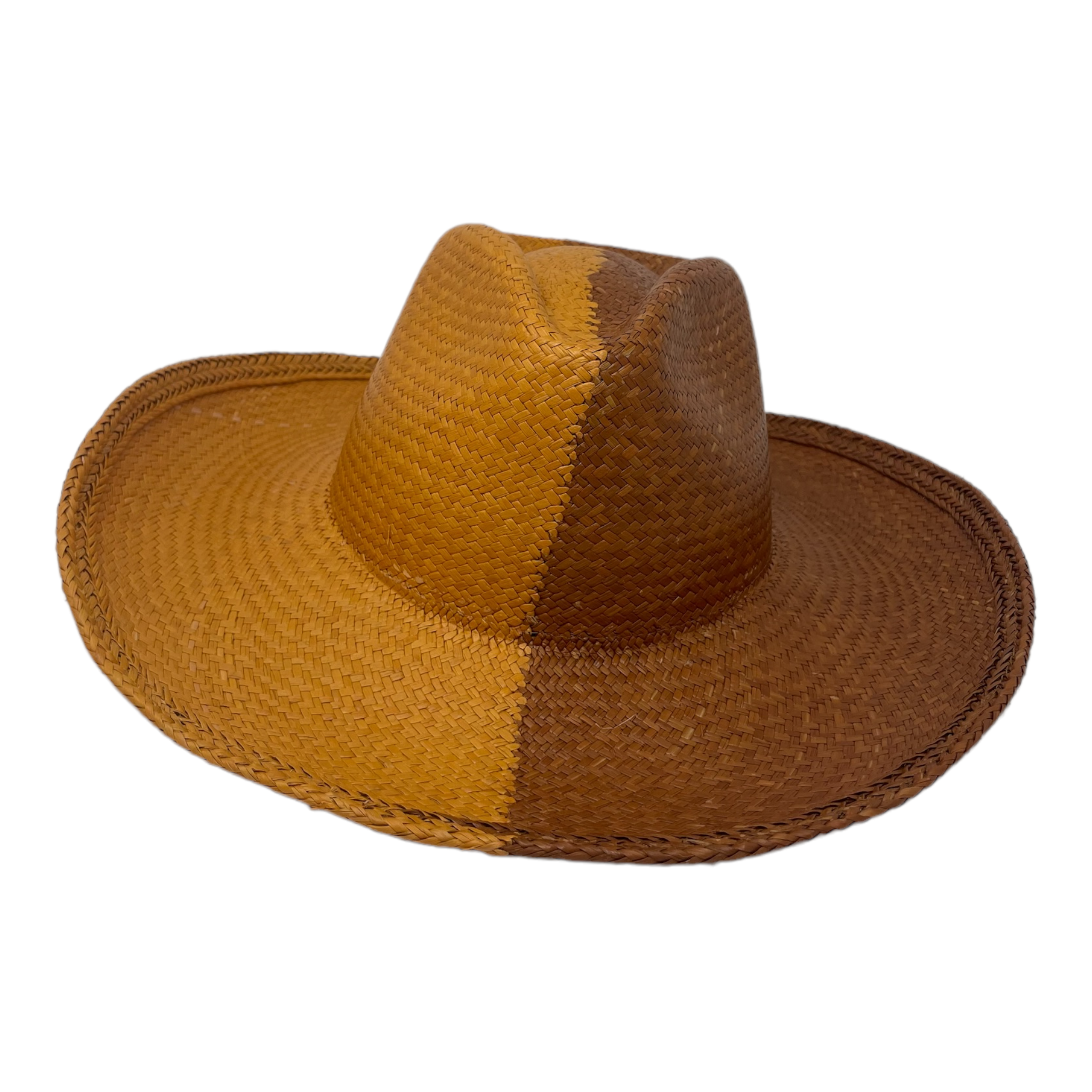 Bi-Color & Woven Cowboy Straw